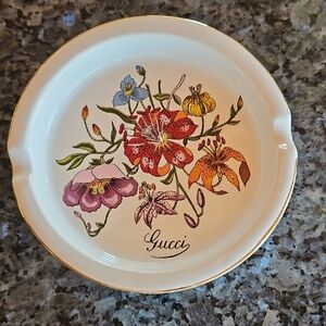 Gucci Porcelain Floral Ashtray